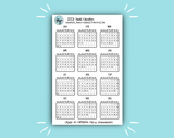 DIGITAL DOWNLOAD 2023 Small Calendars