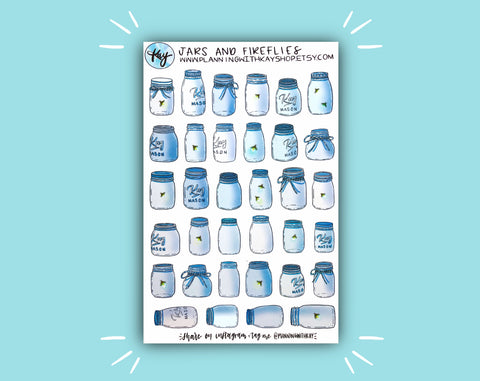 DIGITAL DOWNLOAD Jars and Fireflies