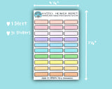 Pastel Header Boxes