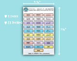 Pastel Weekly Headers