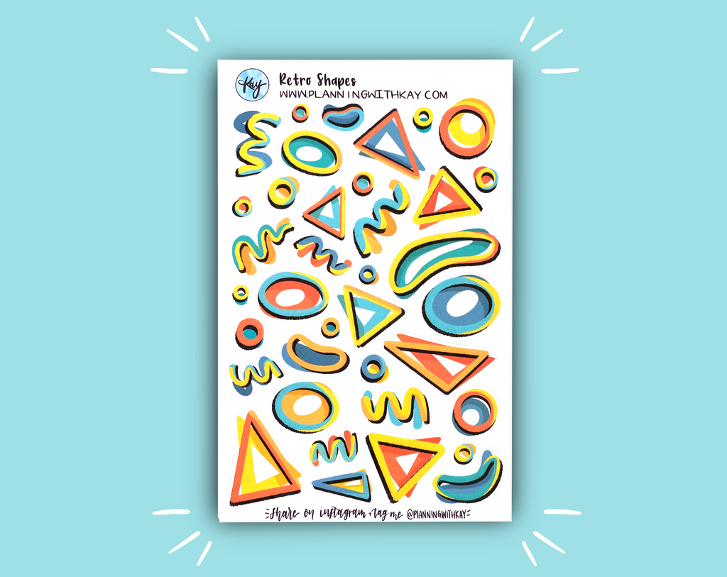 Retro Shapes – Planning With Kay