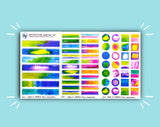 DIGITAL DOWNLOAD Watercolor Monthly Kit (2 color options!)