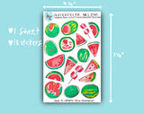 Watercolor Watermelons