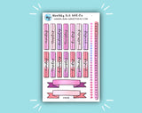 Monthly Kit Add-On (Pink Crystal Clear)