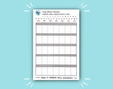 Large Blank Calendar (12 color options!)