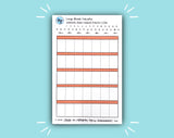 DIGITAL DOWNLOAD Large Blank Calendar (12 color options!)