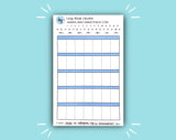 DIGITAL DOWNLOAD Large Blank Calendar (12 color options!)