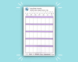 Large Blank Calendar (12 color options!)