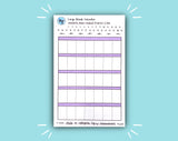 Large Blank Calendar (12 color options!)