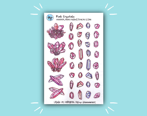 DIGITAL DOWNLOAD Pink Crystals